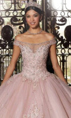 Mori Lee 89340 - Basque Waist Quinceanera Ballgown -Fashion wedding dress mori lee 89340 basque waist quinceanera ballgown quinceanera dresses 31383638933587