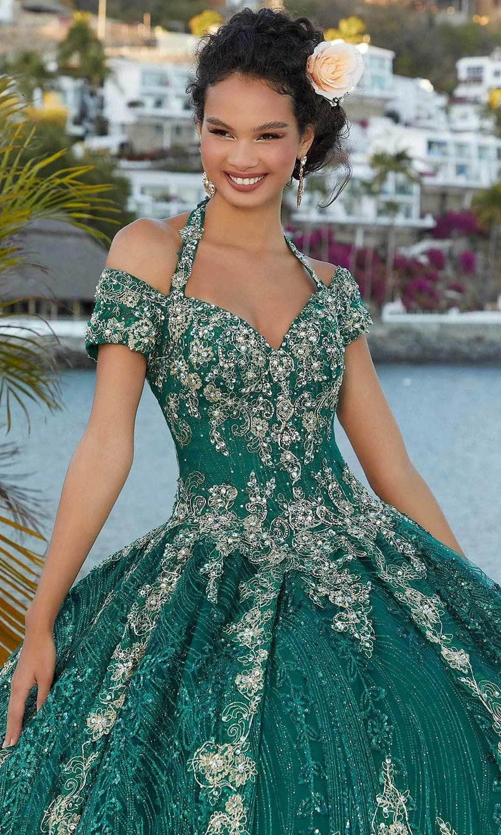 Mori Lee 89351 - Queen Anne Neck Quinceanera 4 Mori Lee 89351 - Queen Anne Neck Quinceanera - Image 4