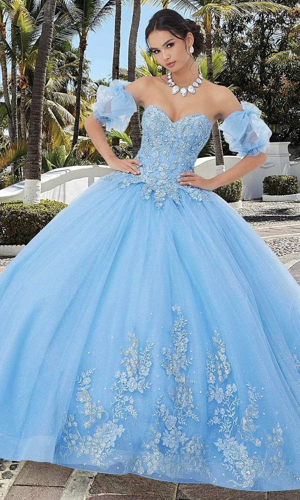 Mori Lee 89354 - Appliqued Sweetheart Quinceañera Dress 1 Mori Lee 89354 - Appliqued Sweetheart Quinceañera Dress