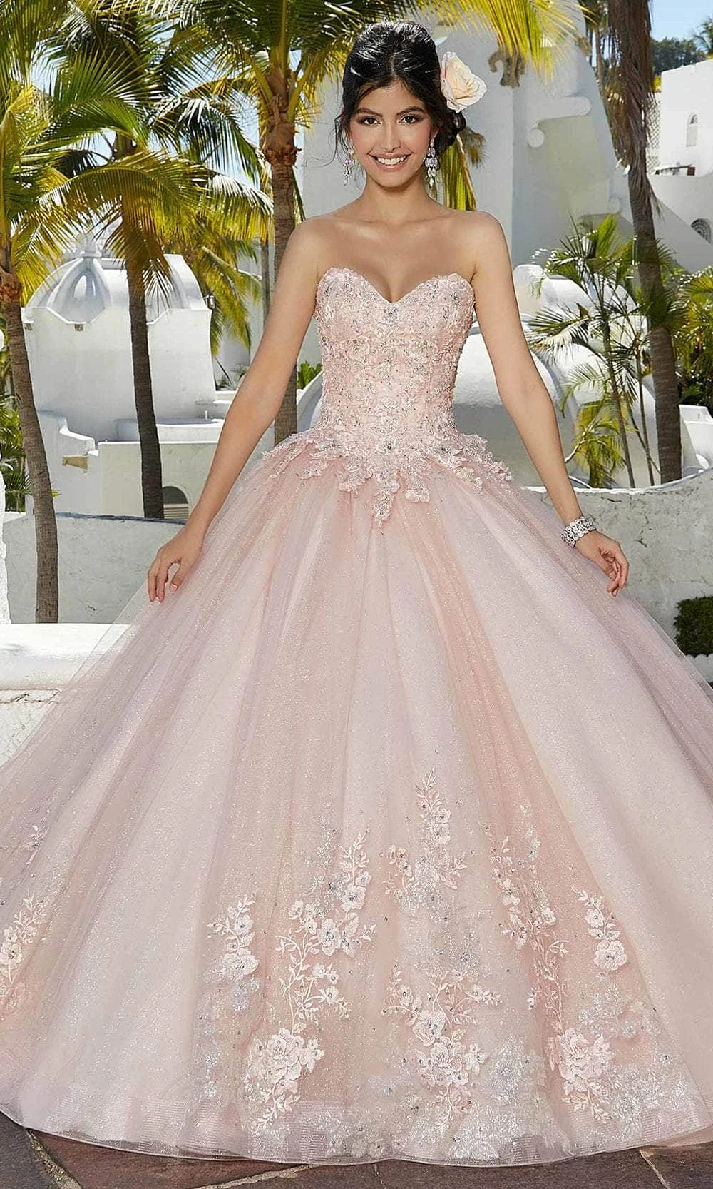 Mori Lee 89354 - Appliqued Sweetheart Quinceañera Dress 6 Mori Lee 89354 - Appliqued Sweetheart Quinceañera Dress - Image 6