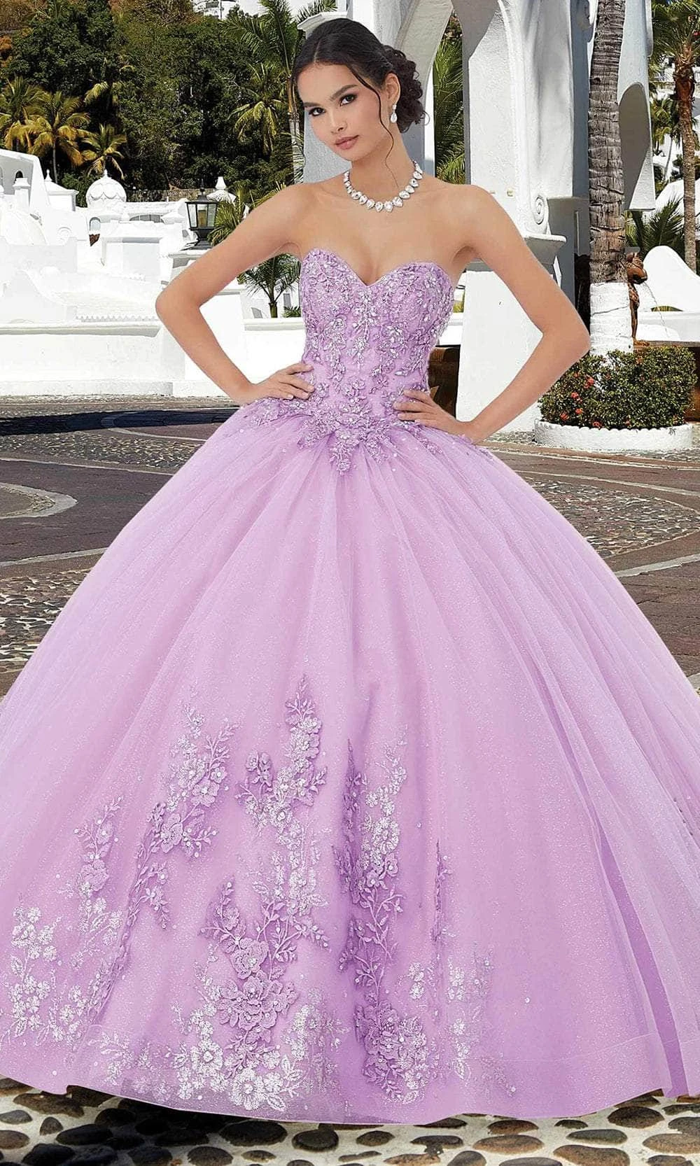 Mori Lee 89354 - Appliqued Sweetheart Quinceañera Dress 8 Mori Lee 89354 - Appliqued Sweetheart Quinceañera Dress - Image 8
