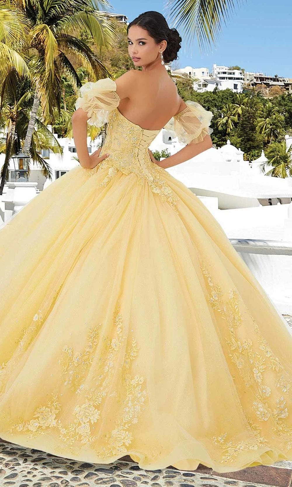 Mori Lee 89354 - Appliqued Sweetheart Quinceañera Dress 4 Mori Lee 89354 - Appliqued Sweetheart Quinceañera Dress - Image 4