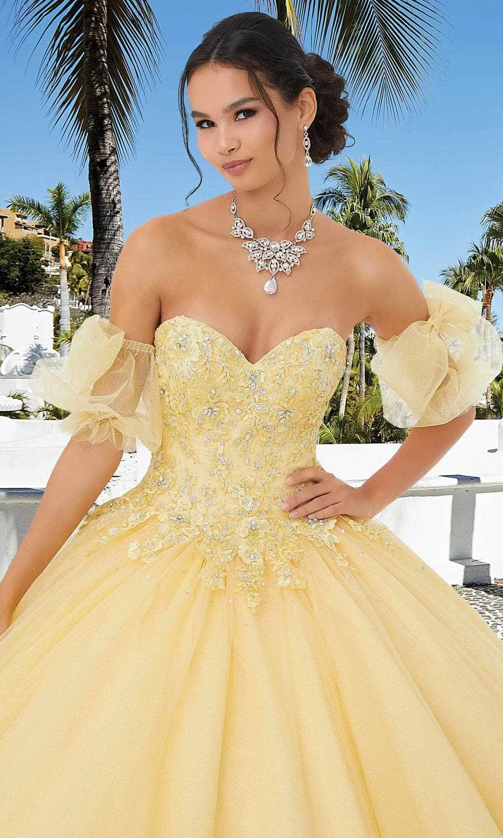 Mori Lee 89354 - Appliqued Sweetheart Quinceañera Dress 3 Mori Lee 89354 - Appliqued Sweetheart Quinceañera Dress - Image 3