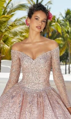 Mori Lee 89355 - Beaded Long Sleeves Quinceñera Dress -Fashion wedding dress mori lee 89355 beaded long sleeves quincenera dress prom dresses 31386846986323