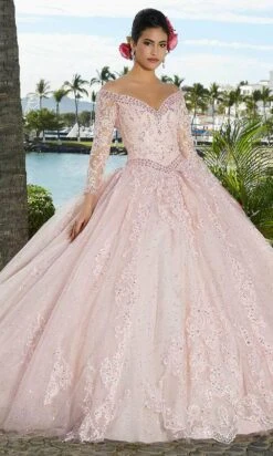 Mori Lee 89360 - Shimmered Tulle Quinceañera Dress