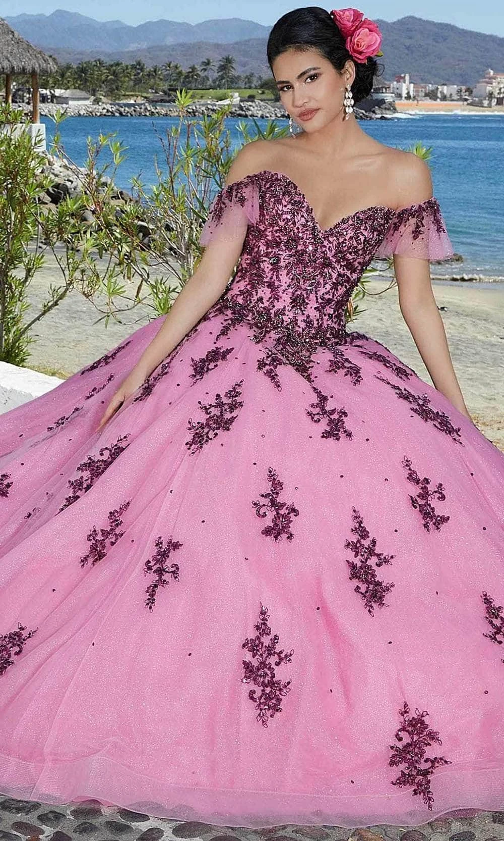 Mori Lee 89365 - Beaded Off-shoulder Ballgown 1 Mori Lee 89365 - Beaded Off-shoulder Ballgown