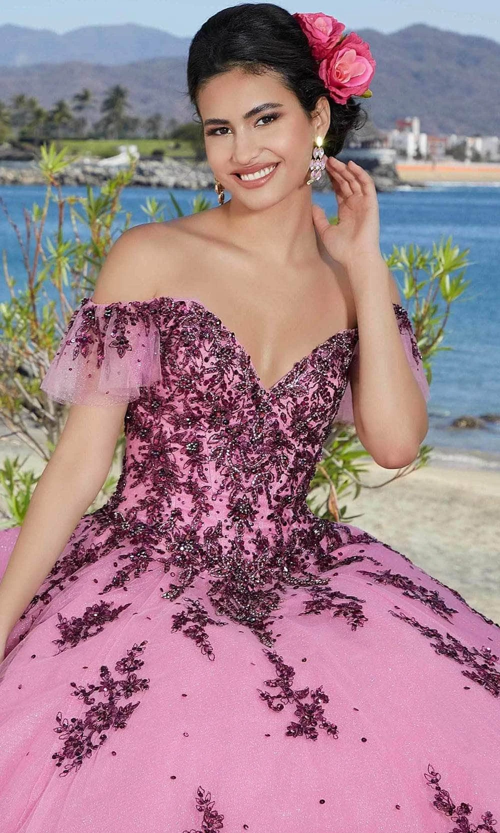 Mori Lee 89365 - Beaded Off-shoulder Ballgown 2 Mori Lee 89365 - Beaded Off-shoulder Ballgown - Image 2