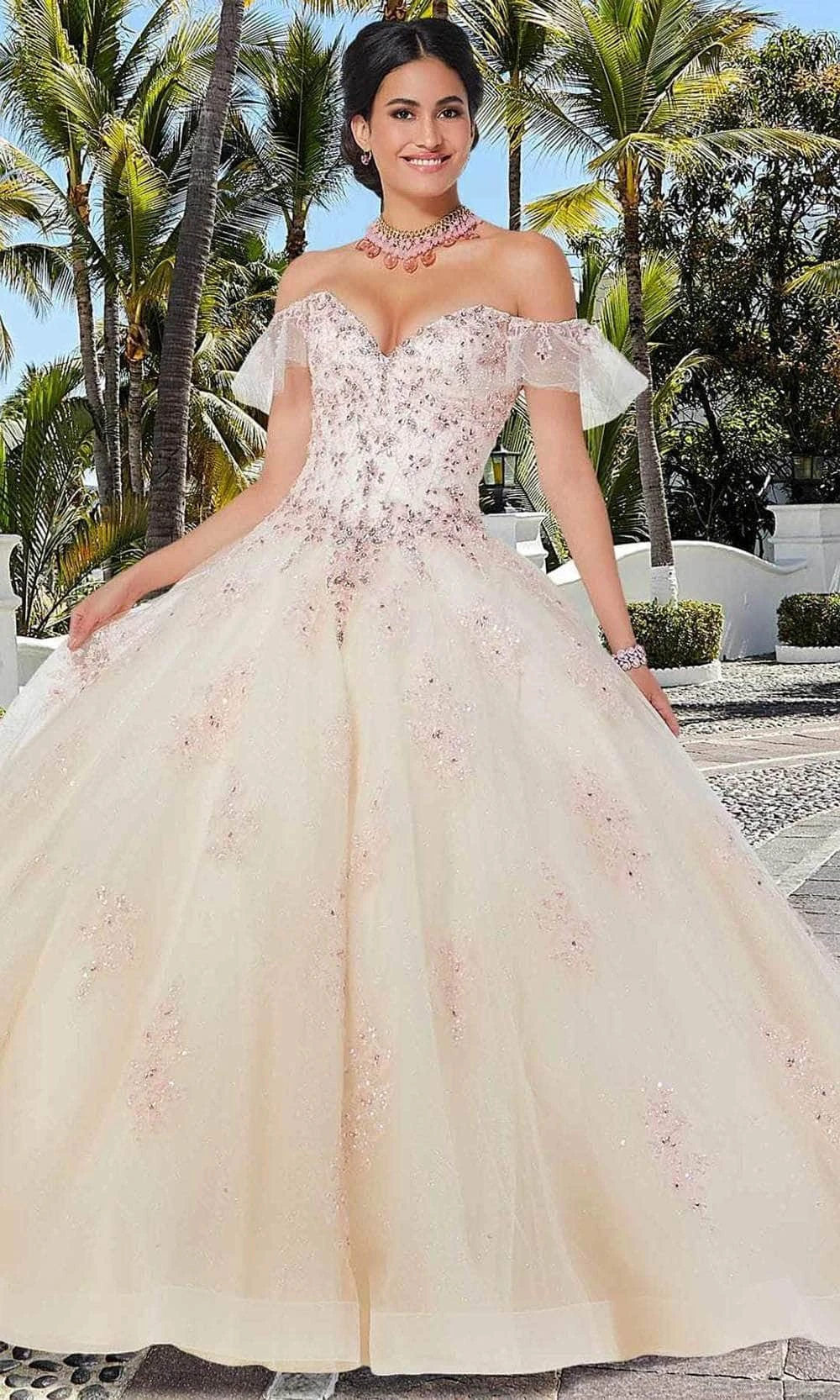 Mori Lee 89365 - Beaded Off-shoulder Ballgown 6 Mori Lee 89365 - Beaded Off-shoulder Ballgown - Image 6
