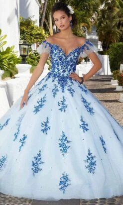 Mori Lee 89365 - Beaded Off-shoulder Ballgown 9 Mori Lee 89365 - Beaded Off-shoulder Ballgown -Fashion wedding dress mori lee 89365 beaded off shoulder ballgown ball gowns 30806058172499