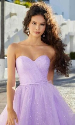 Mori Lee 9592 - Glitter Bow Sleeves Cocktail Dress -Fashion wedding dress mori lee 9592 glitter bow sleeves cocktail dress cocktail dresses 30788578803795