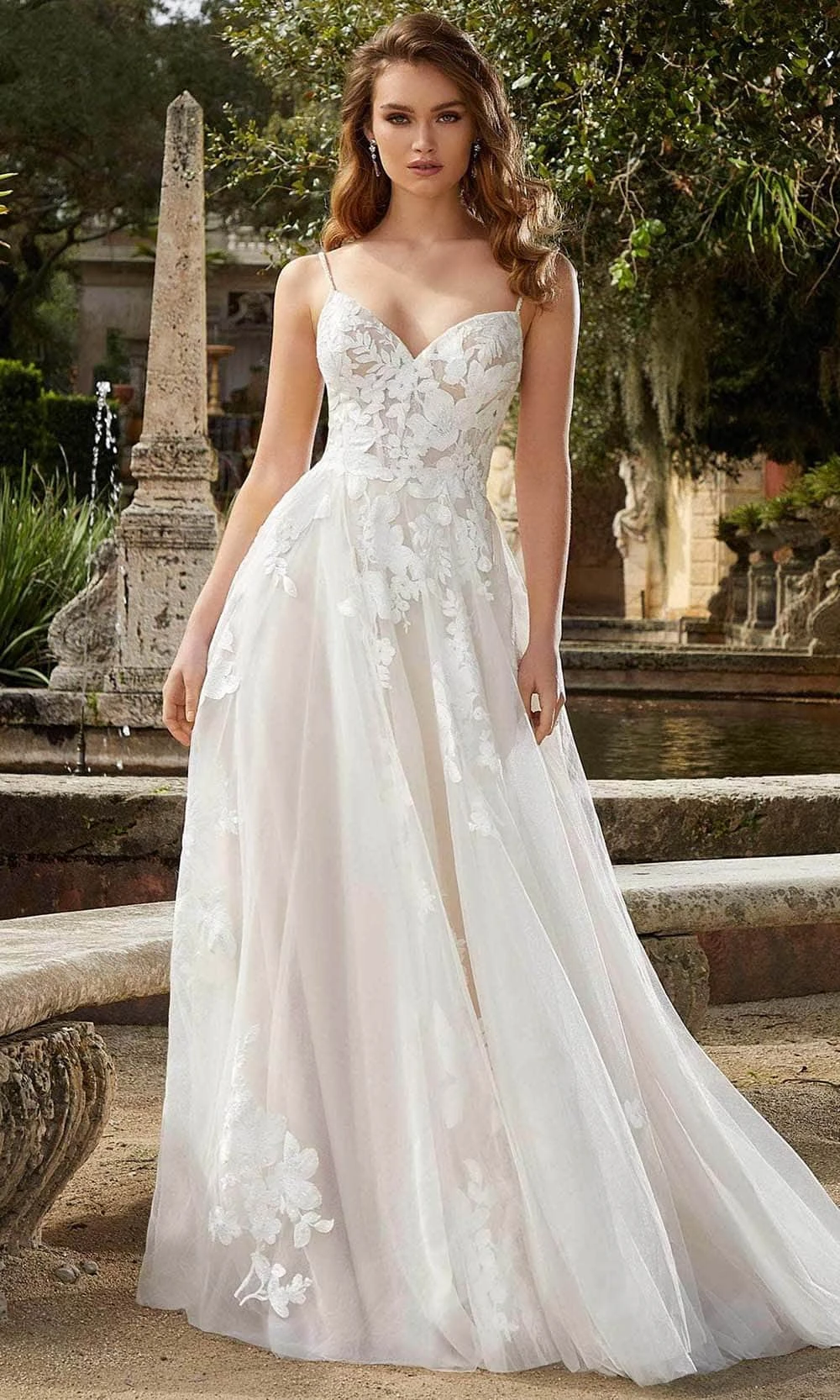 Mori Lee Bridal 2464 - Sweetheart Embroidered Bridal Gown 3 Mori Lee Bridal 2464 - Sweetheart Embroidered Bridal Gown - Image 3