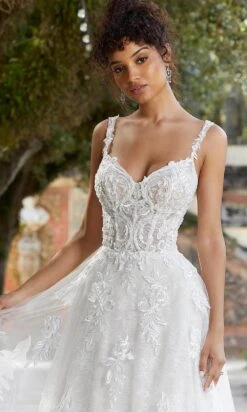 Mori Lee Bridal 2479 - Sleeveless A-Line Wedding Gown -Fashion wedding dress mori lee bridal 2479 sleeveless a line wedding gown special occasion dress 30805384265811
