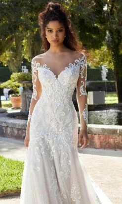 Mori Lee Bridal 2481 - Long Sleeve Off Shoulder Wedding Gown 5 Mori Lee Bridal 2481 - Long Sleeve Off Shoulder Wedding Gown -Fashion wedding dress mori lee bridal 2481 long sleeve off shoulder wedding gown wedding dresses 30805399306323