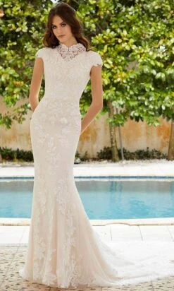 Mori Lee Bridal 30121 - Cap Sleeve Mermaid Wedding Dress 8 Mori Lee Bridal 30121 - Cap Sleeve Mermaid Wedding Dress -Fashion wedding dress mori lee bridal 30121 cap sleeve mermaid wedding dress wedding dresses 30805420081235