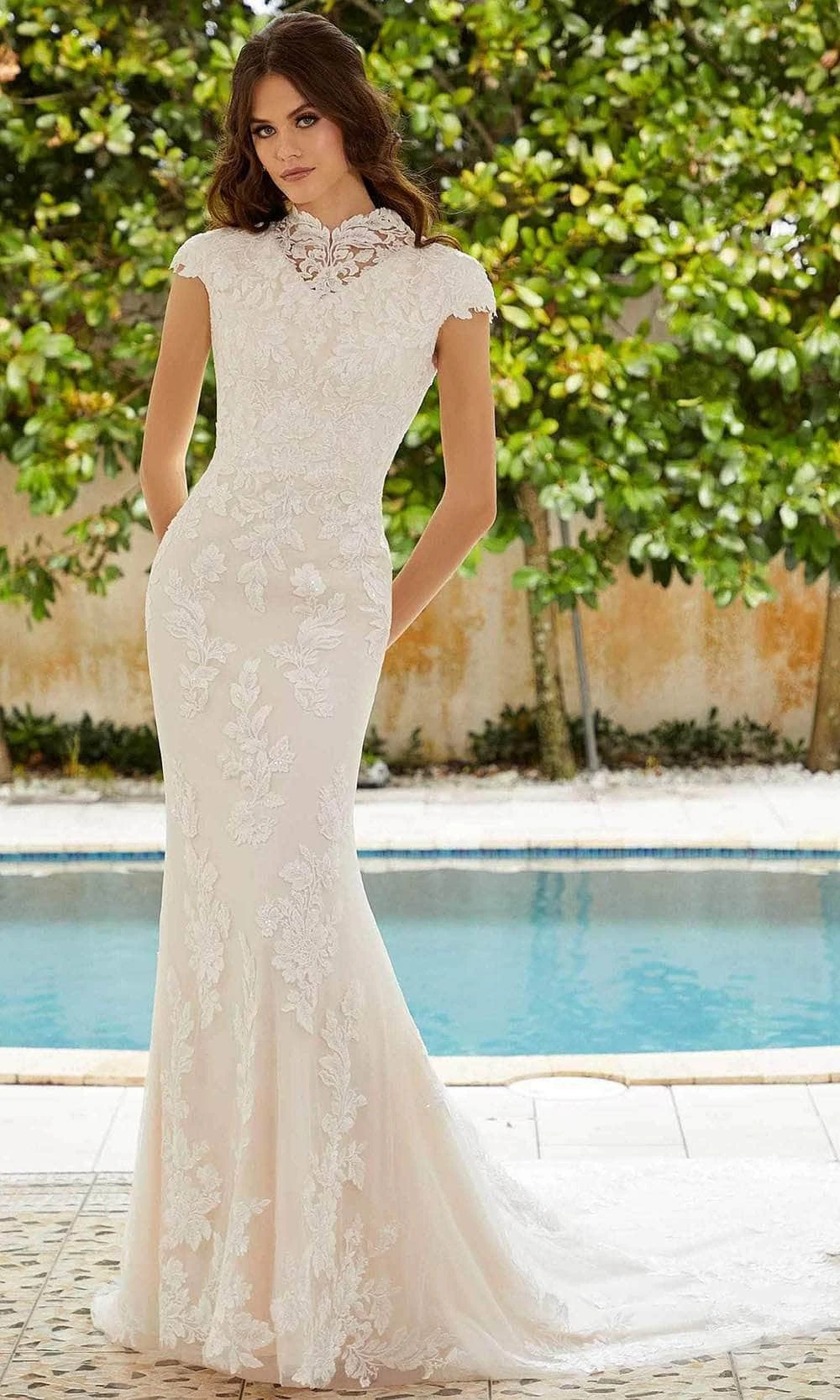 Mori Lee Bridal 30121 - Cap Sleeve Mermaid Wedding Dress 3 Mori Lee Bridal 30121 - Cap Sleeve Mermaid Wedding Dress - Image 3
