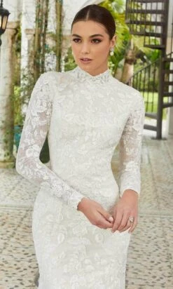 Mori Lee Bridal 30125 - Long Sleeve A-Line Wedding Dress -Fashion wedding dress mori lee bridal 30125 long sleeve a line wedding dress wedding dresses 30805488697427