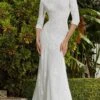 Mori Lee Bridal 30128 - Bateau Neck Mermaid Wedding Dress