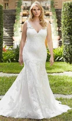 Mori Lee Bridal 3367 - Sleeveless, Sheer Back Wedding Dress