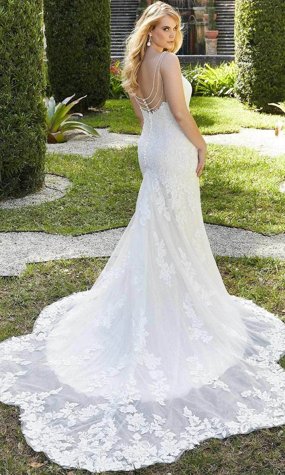 Mori Lee Bridal 3367 - Sleeveless, Sheer Back Wedding Dress 2 Mori Lee Bridal 3367 - Sleeveless, Sheer Back Wedding Dress - Image 2