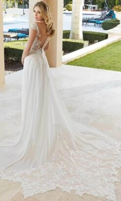 Mori Lee Bridal 5978 - Laced Short Sleeved Bridal Gown -Fashion wedding dress mori lee bridal 5978 laced short sleeved bridal gown wedding dresses 30805556396115