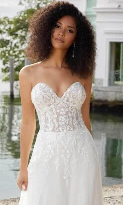 Mori Lee Bridal 6974 - Detachable Straps Bridal Gown -Fashion wedding dress mori lee bridal 6974 detachable straps bridal gown 30805656436819