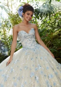 Vizcaya By Mori Lee - 34011 Strapless Ornate Floral Appliqued Ballgown 6 Vizcaya By Mori Lee - 34011 Strapless Ornate Floral Appliqued Ballgown -Fashion wedding dress vizcaya by mori lee 34011 strapless ornate floral appliqued ballgown quinceanera dresses 14538594123859