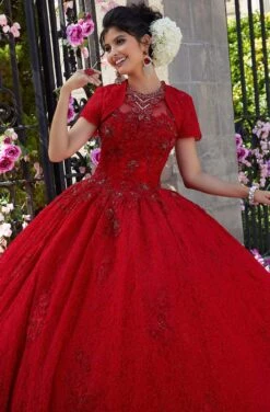 Vizcaya By Mori Lee - 34026 Illusion Halter Lace Ballgown -Fashion wedding dress vizcaya by mori lee 34026 illusion halter lace ballgown ball gowns 28780542984275