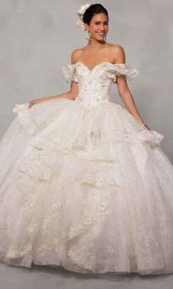 Vizcaya By Mori Lee - 34051 Sweetheart Appliqued Ball Gown -Fashion wedding dress vizcaya by mori lee 34051 sweetheart appliqued ball gown quinceanera dresses 28414921179219