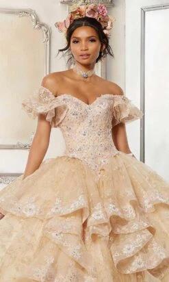 Vizcaya By Mori Lee - 34051 Sweetheart Appliqued Ball Gown -Fashion wedding dress vizcaya by mori lee 34051 sweetheart appliqued ball gown quinceanera dresses 28414921244755