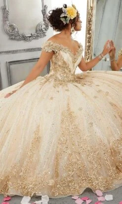 Vizcaya By Mori Lee - 34054 Off Shoulder Embroidered Ball Gown -Fashion wedding dress vizcaya by mori lee 34054 off shoulder embroidered ball gown quinceanera dresses 28428099878995