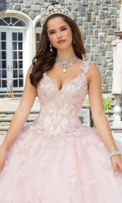 Vizcaya By Mori Lee 34084 - Glittered Tulle Ballgown -Fashion wedding dress vizcaya by mori lee 34084 glittered tulle ballgown ball gowns 32021206368339