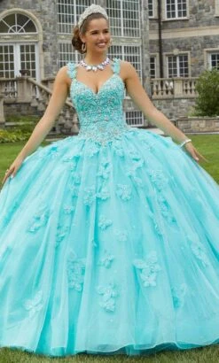 Vizcaya By Mori Lee 34084 - Glittered Tulle Ballgown -Fashion wedding dress vizcaya by mori lee 34084 glittered tulle ballgown ball gowns 32021206499411