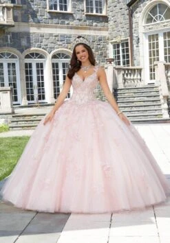 Vizcaya By Mori Lee 34084 - Glittered Tulle Ballgown -Fashion wedding dress vizcaya by mori lee 34084 glittered tulle ballgown special occasion dress 31926525231187