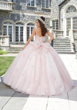 Vizcaya By Mori Lee 34084 - Glittered Tulle Ballgown -Fashion wedding dress vizcaya by mori lee 34084 glittered tulle ballgown special occasion dress 31926525296723