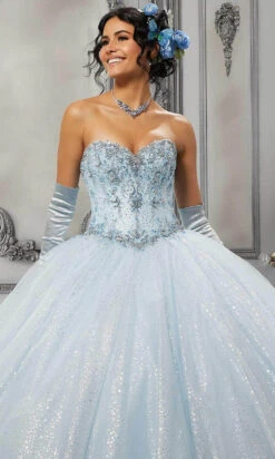 Vizcaya By Mori Lee - 60142 Sweetheart Basque Ball Gown -Fashion wedding dress vizcaya by mori lee 60142 sweetheart basque ball gown quinceanera dresses 28408470405203