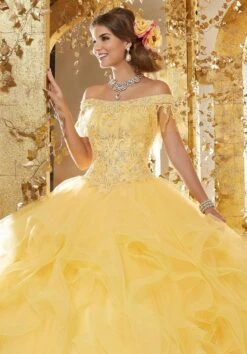 Vizcaya By Mori Lee - 89237 Off Shoulder Flounced Tulle Ballgown 11 Vizcaya By Mori Lee - 89237 Off Shoulder Flounced Tulle Ballgown -Fashion wedding dress vizcaya by mori lee 89237 off shoulder flounced tulle ballgown quinceanera dresses 28148950859859