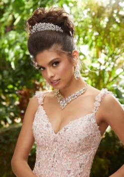 Vizcaya By Mori Lee - 89250 Floral Applique V-neck Tulle Ballgown 9 Vizcaya By Mori Lee - 89250 Floral Applique V-neck Tulle Ballgown -Fashion wedding dress vizcaya by mori lee 89250 floral applique v neck tulle ballgown quinceanera dresses 12788491911251