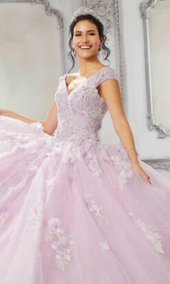 Vizcaya By Mori Lee - 89316 Applique Off Shoulder Tulle Ballgown -Fashion wedding dress vizcaya by mori lee 89316 applique off shoulder tulle ballgown quinceanera dresses 28408541642835