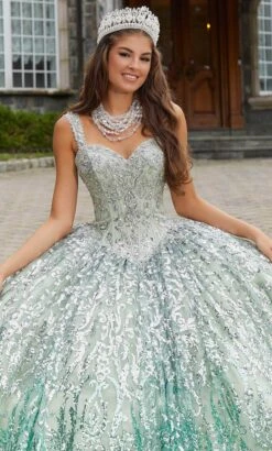 Vizcaya By Mori Lee 89401 - Flounce Sleeved Quinceanera Ballgown -Fashion wedding dress vizcaya by mori lee 89401 flounce sleeved quinceanera ballgown ball gowns 32021188444243