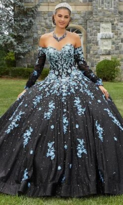 Vizcaya By Mori Lee 89415 - Strapless Embroidered Ombre Ballgown